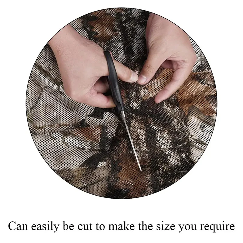 Camouflage Net 1.5mW 300D Cover See Through Camo Netting For Hunting Blind Sun Shade Camping anti-mosquito Net Decoration Fence