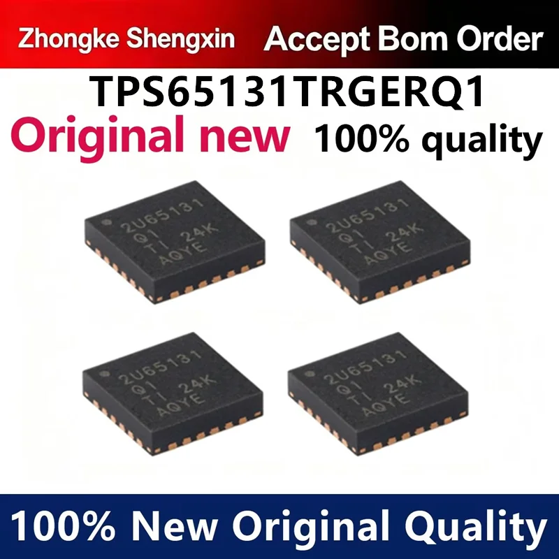 （5pcs-100pcs）Brand new original TPS65131TRGERQ1 VQFN-24 silk screen 2U65131 switch regulator chip
