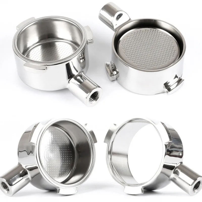 

51mm 3 Ears Coffee Bottomless Portafilter Head For Delonghi EC680 EC685 with 1/2/4Cup Basket Espresso Machine Cafe Accessories