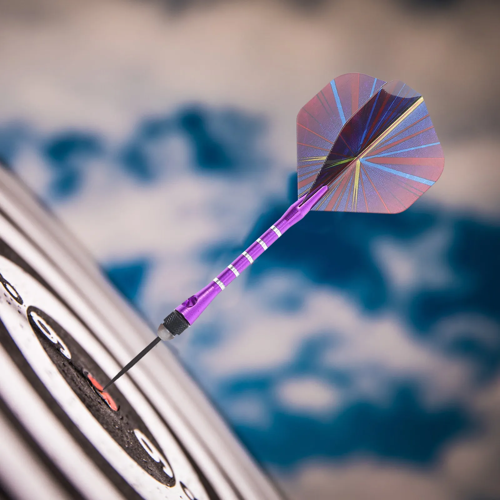 

Набор из 18 предметов для дартса: прочные металлические шафты, вращающиеся лопатки, портативный, для вечеринок и досуга на природе