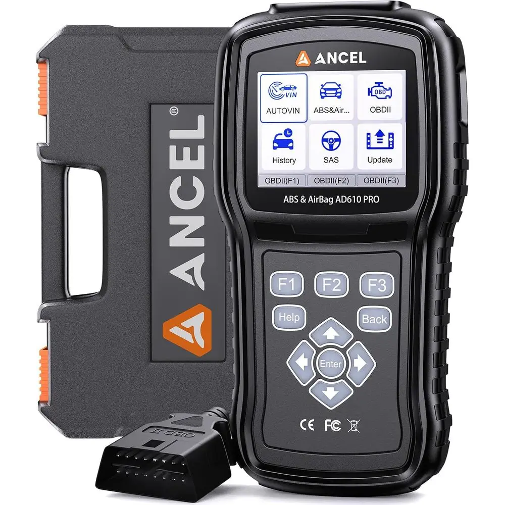 

Сканер AD610 Pro 2 — считыватель кодов ABS SRS, инструмент для проверки освещения двигателя с кровотечением ABS, AutoVIN, данные в реальном времени, полный 2