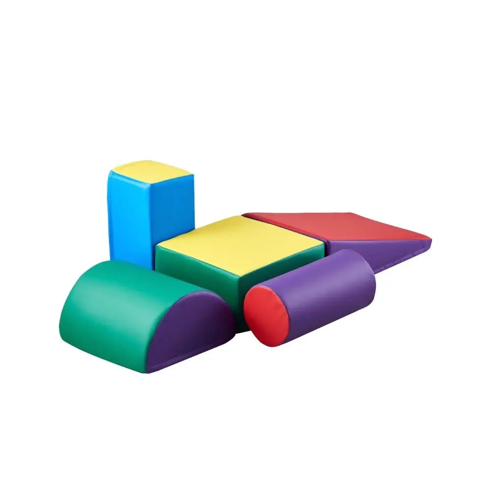 

Soft Foam Climbing Blocks Set for toddlers Indoor Play Safe Learning Activity Toys 5 Piece Kids Climbing Equipment