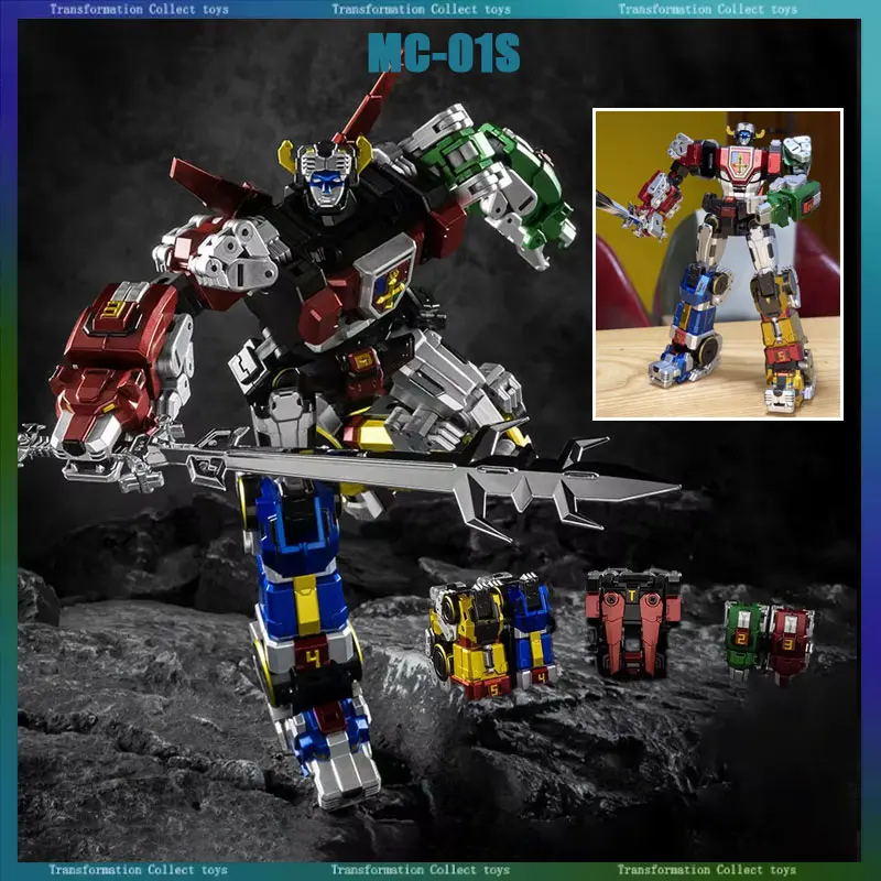 

In Stock Transformation Toy MICRO COSMOS MC-01S ELVIS Voltron Metallochrome Paint Edition War God Action Figure Model Toy gifts