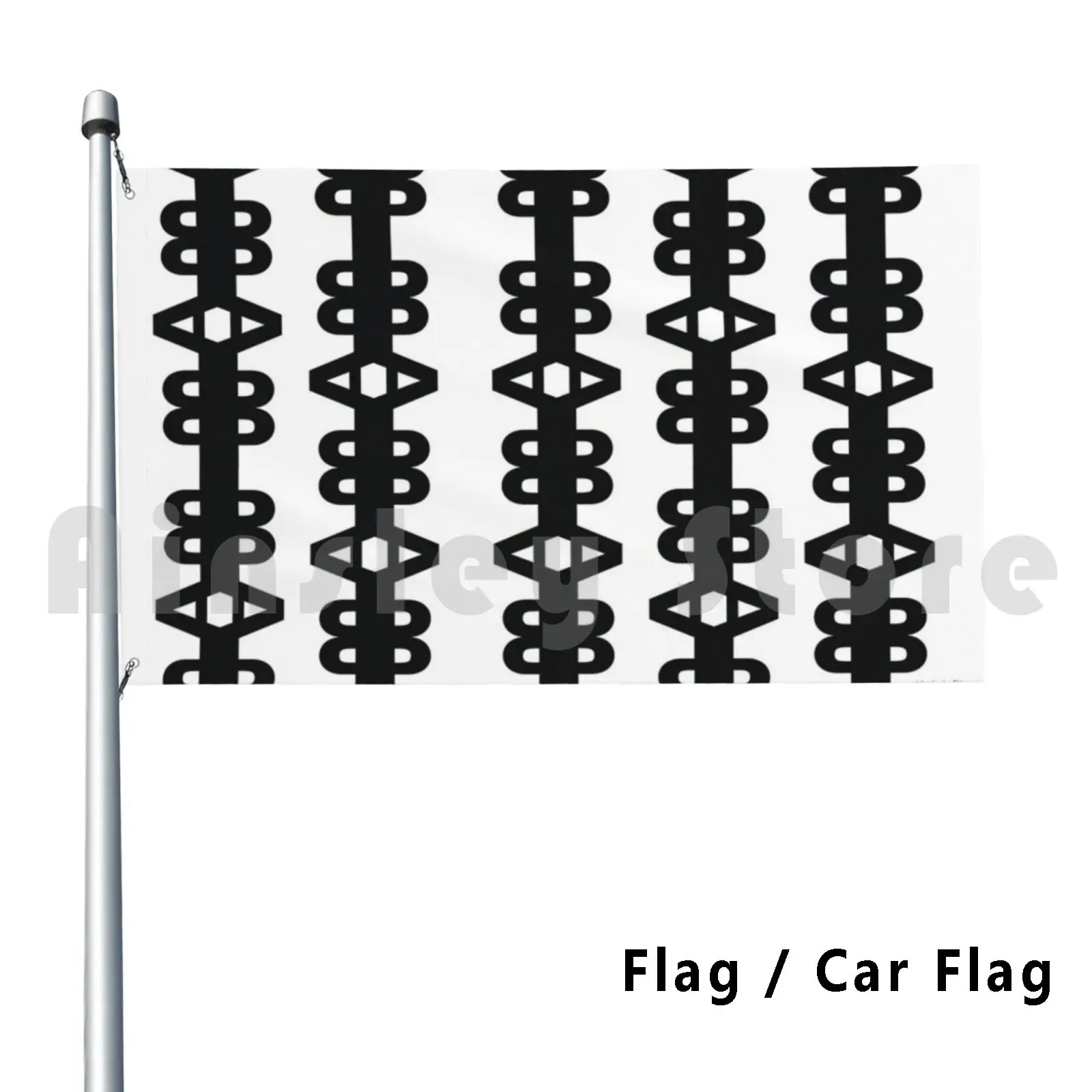 Gill Sans Outdoor Decor Flag Car Flag Typographic Pattern Gill Sans Marjorie Blume