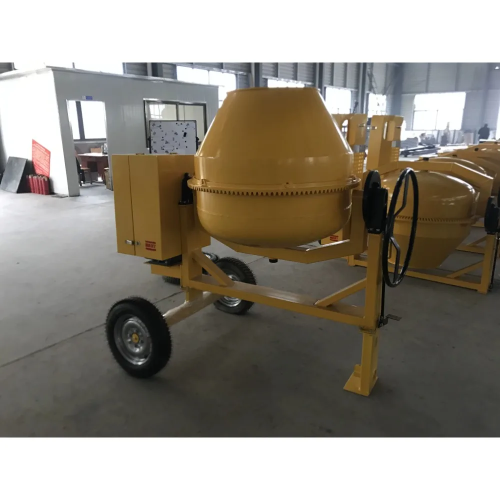 คุณภาพสูงมัลติฟังก์ชั่ซีเมนต์คอนกรีตผสมไฟฟ้าเบนซินดีเซลกลองการก่อสร้างขนาดเล็กผสมแนวตั้งผสม 450L