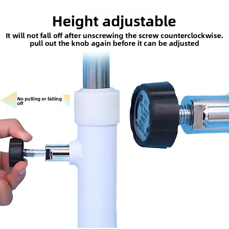 Height Adjustable Mobile Ballet Barre, Solid Wood, Floor Standing & Wall Mounted