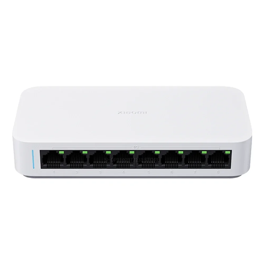 Xiaomi New Gigabit Ethernet Switch Network Switch 8 Ports 10/100/1000Mbps Ethernet High Performance Internet Splitter 16Gbps