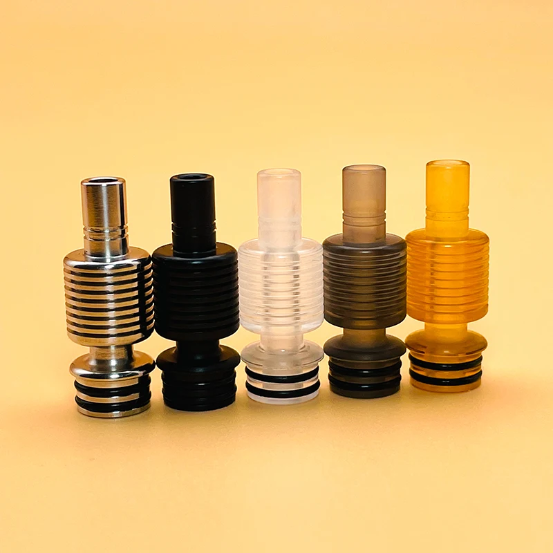 Boquilla de goteo larga DSX 510 mtl 316ss pc material pom resistente al calor para flash e vapor rta, atomizador de tanque, accesorio para vapeo