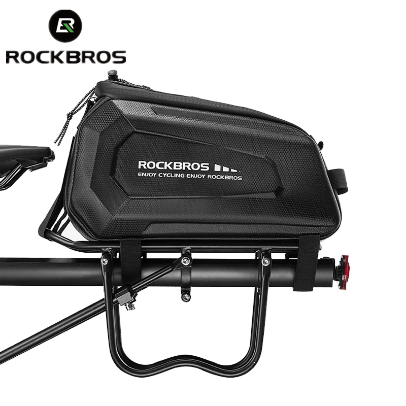 ROCKBROS Lokaler Versand Fahrrad-Gepäckträgertasche Tragbare Große Kapazität Fahrradtasche mit Schultergurt Leicht Verformbare Umhängetasche