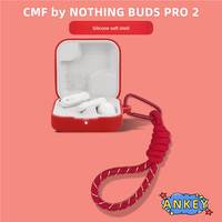 Case for CMF by Nothing Buds Pro 2 Plus Earphone Protective Cover Anti-fall Soft Silicone Wireless Bluetooth Earbuds Carrying
