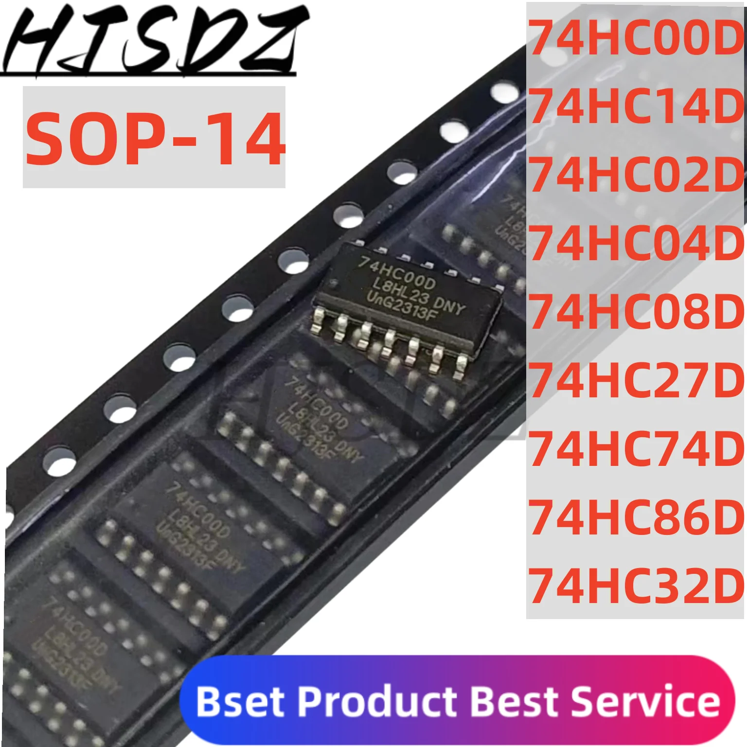 10PCS 74HC14D 74HC14 SOP SN74HC14DR SOP-14 74HC00D 74HC00 74HC02D 74HC04D 74HC04 74HC08D 74HC08 74HC27D 74HC74D 74HC32D 74HC86D