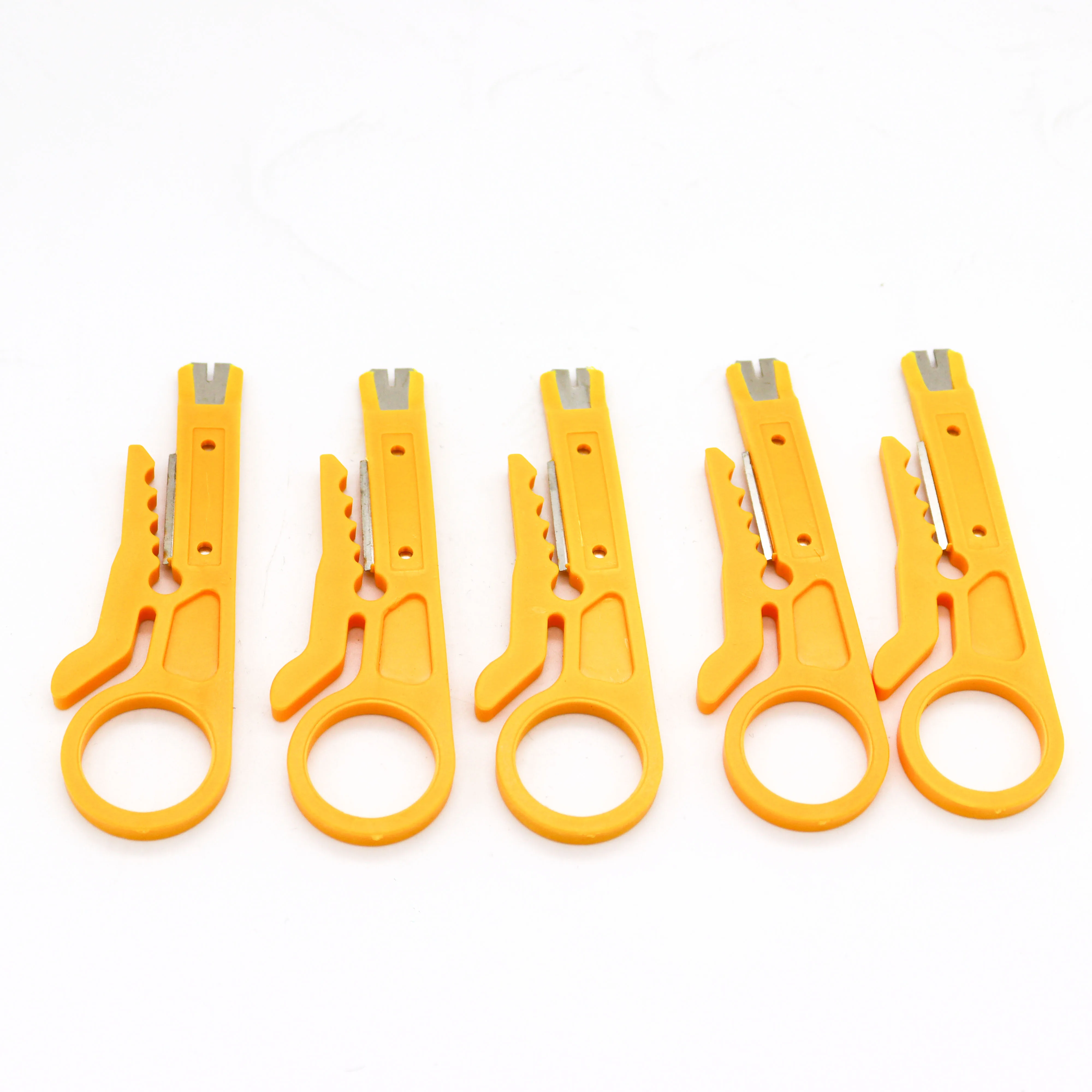 5pcs Mini Wire Stripper Crimping Cable Punch Stripping Tool Is Suitable For Network Cable Telephone Line Computer UTP Crimper