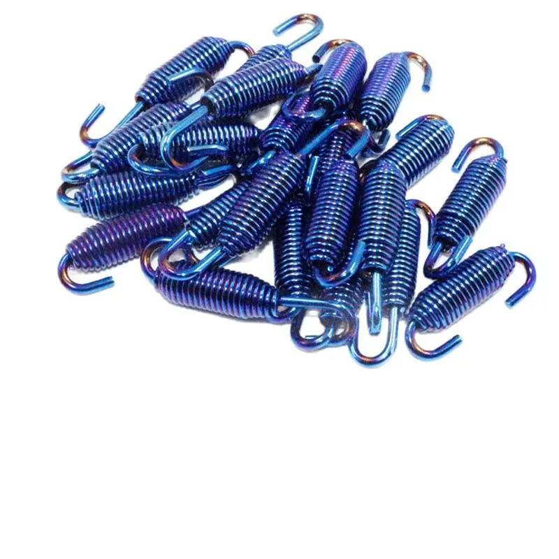 2 قطعة الربيع دراجة نارية العادم الهروب موتو سباق تعديل أجزاء العالمي نظام الجبهة GSX250R الدراجة الدراجات البخارية الأوسط الرابط الأنابيب #6