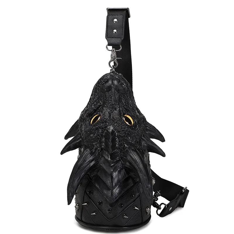 Trendy brand couple bag chain portable shoulder oblique span cool fashion unisex personalized faucet breast bag design sense