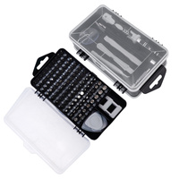 115 in 1 Precision Screwdriver Kit for Phone Repair Tools Disassemble Mobile Devices with Anti-Static Tweezers and Non-Slip