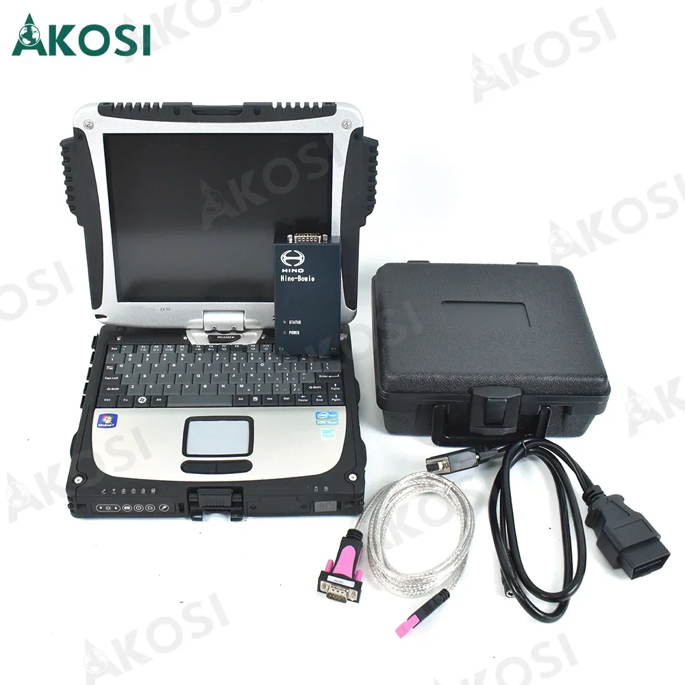 Truck Excavator Diagnostic Scanner for HINO Diagnostic Explorer/Bowie with IBM CF19 laptop