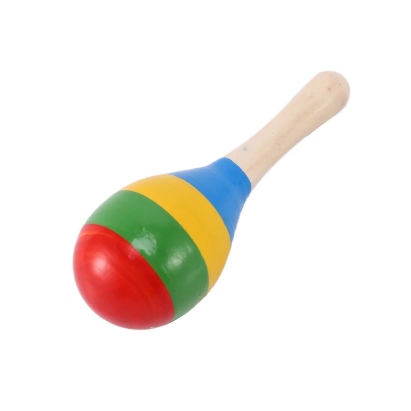 Maraca Favores Da Festa Maracas De Madeira, Mini Maracas Coloridas para Favores Fiesta, Instrumentos Musicais, R, 12 Pcs