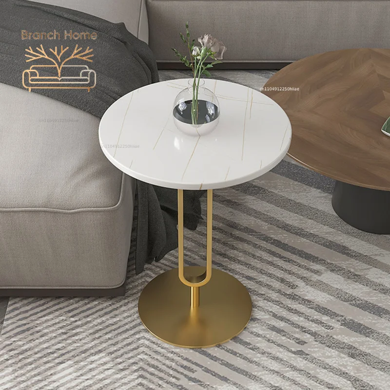 Nordic Marble Sofa Side Table Modern Simplicity Coffee Tables Creative Bedside Table Mobile Mini Tea Table Living Room Furniture