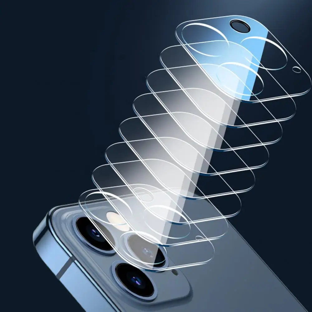 Ultra cienka folia ochronna na obiektyw Odporna na wstrząsy osłona obiektywu Folia hartowana na obiektyw aparatu telefonu komórkowego do iPhone'a 14 13 12 Pro Max Mini