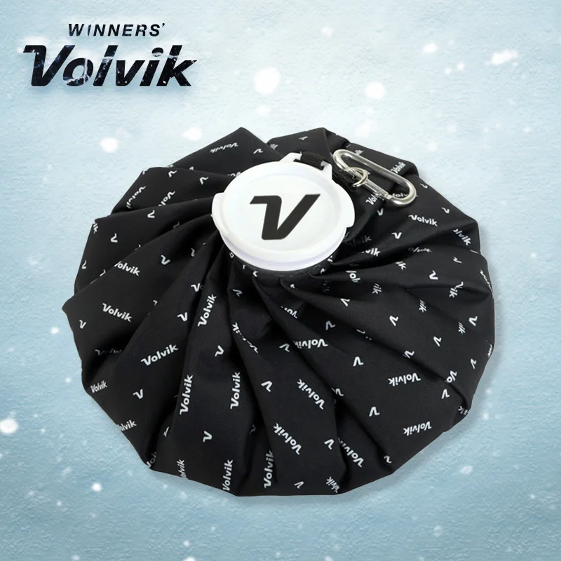 Volvik Pure Cool Ice Pouch Golf Ice Pack Cold Steam Black