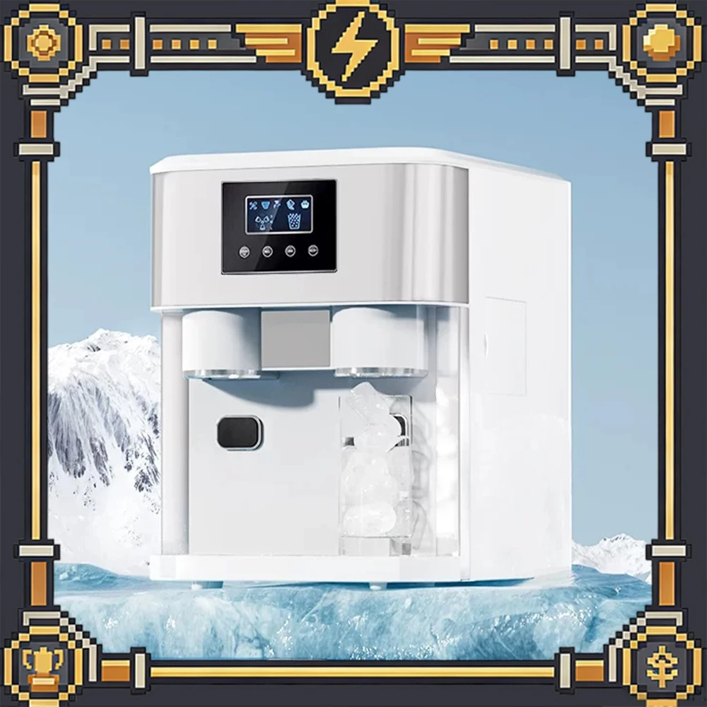 

Nostalgia Electrics YH1591 Ice Machine Intelligent System Domestic Ice Maker Intelligent Cleaning Waterway Intelligent Detection