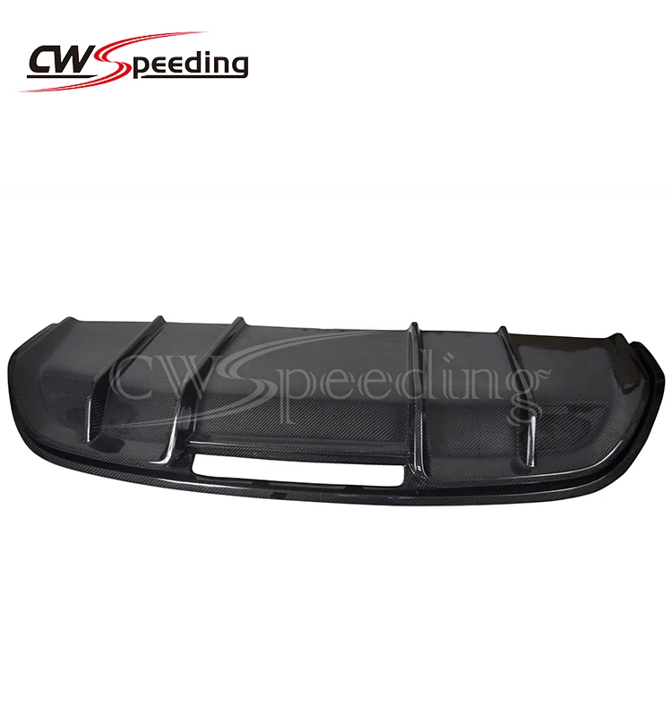 2008-2015 CWSPEEDING CARBON FIBER REAR BUMPER LIP REAR DIFFUSER FOR AUDI R8 V8 V10 BODY KIT