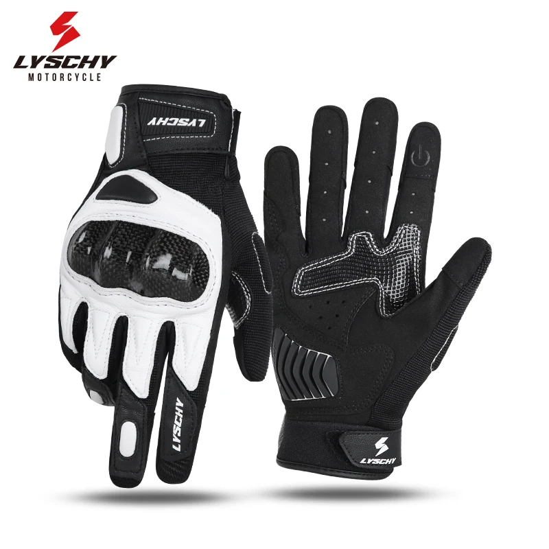 

Woman Motorcycle Full Finger Gloves Cycling Equipment Motocross Motorbike Racing Anti-Slip Protective Gear Touch Screen Mittens