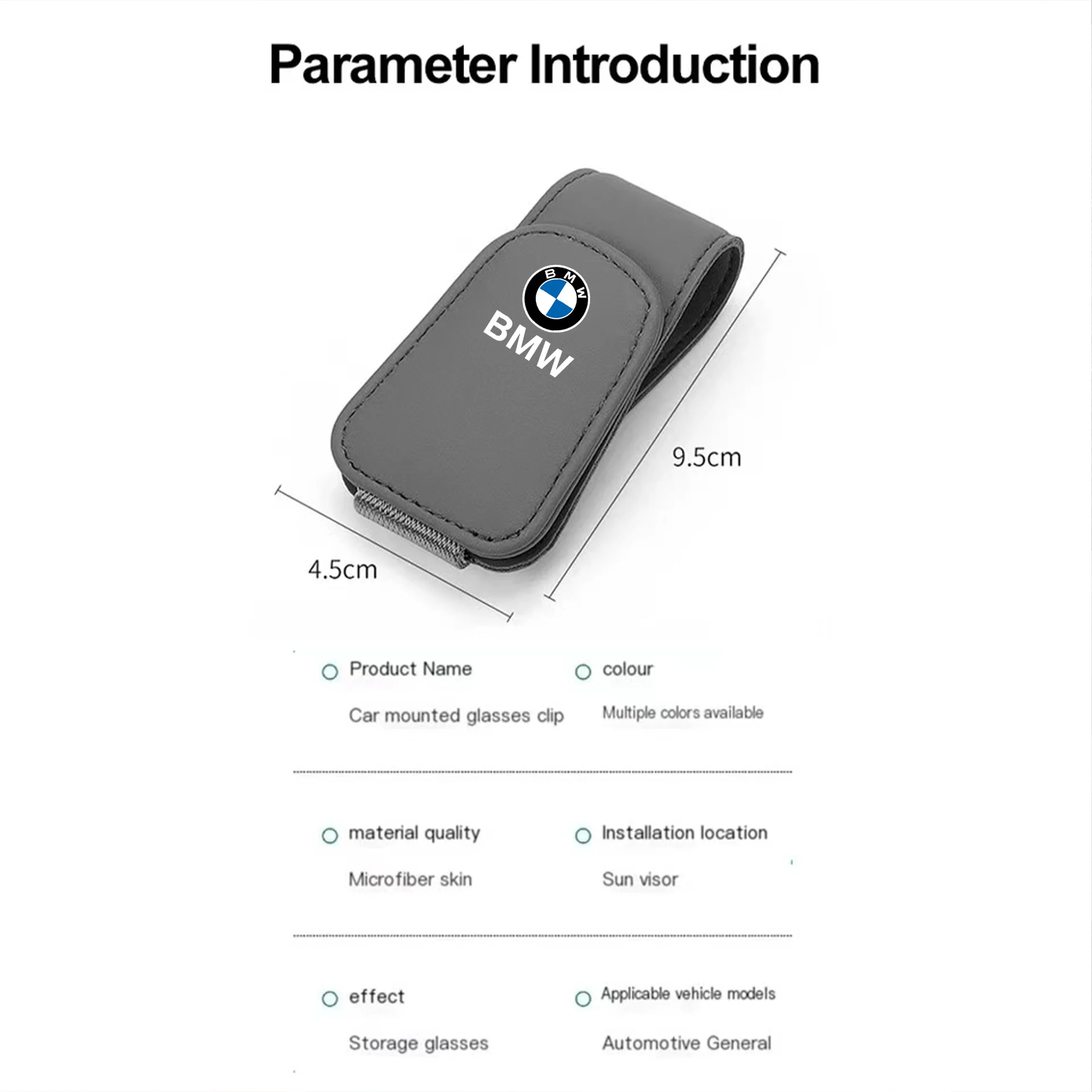 スエードサングラス収納ボックス,bmw mパフォーマンス用サングラスホルダー,e36,e46,e60,e90,e91,e92,e93,f30,f20,g20,g30,m2