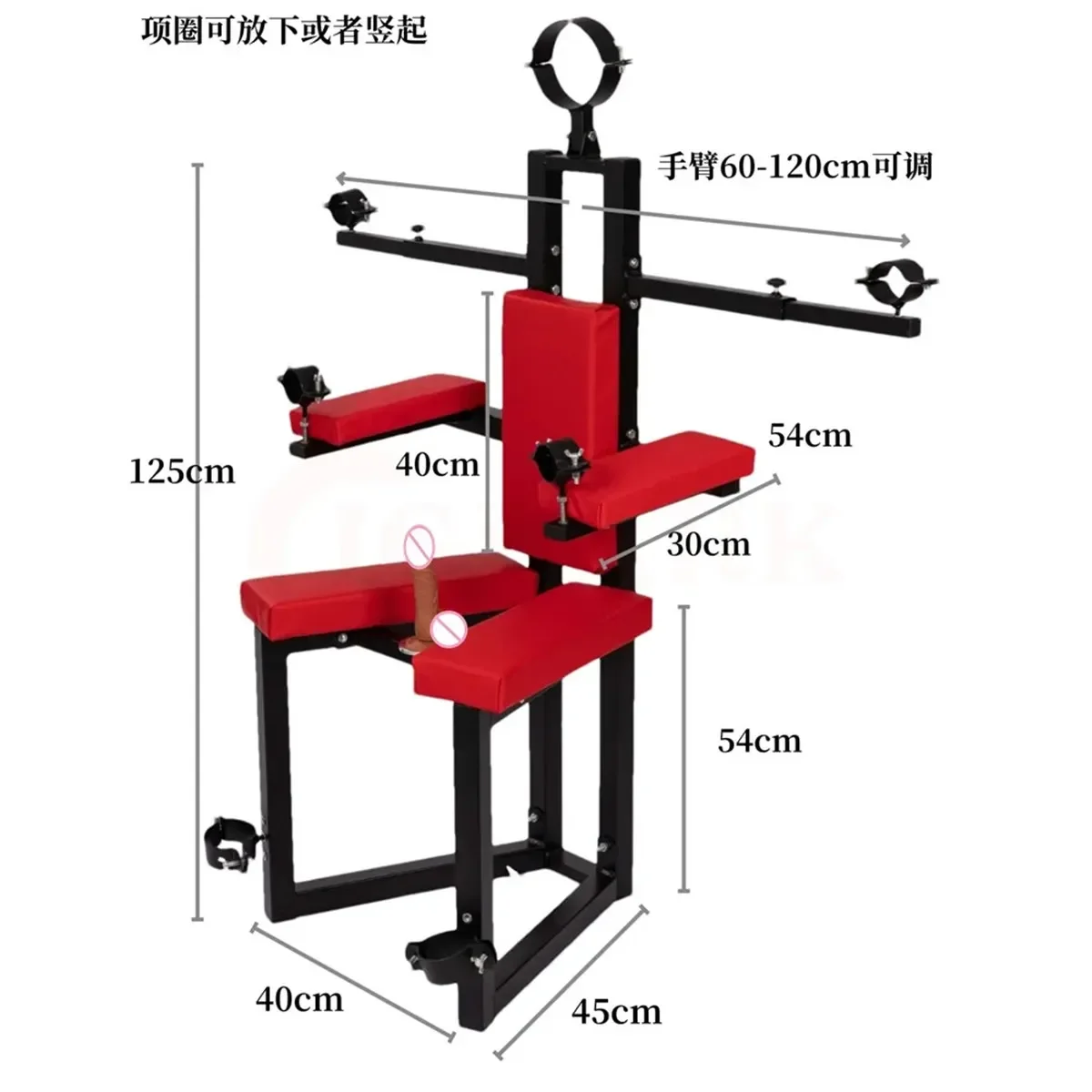 Hot Red Sex Furniture Position Assistance Love Chair BDSM Bondage Female Masturbator Sex Toys For Couples Women Adult Products