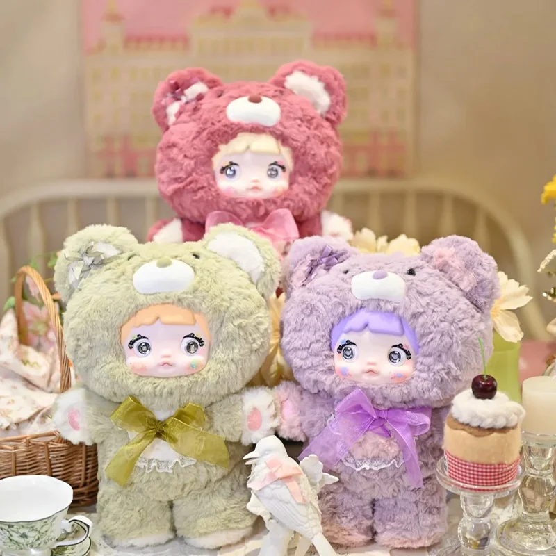 Nommi 400 % Goodnight Bear Series Blind Box Niedliche Vinyl-Plüschpuppe Raumdekoration Mystery Box Sammeln Sie Spielzeug Überraschungs-Geburtstagsgeschenk