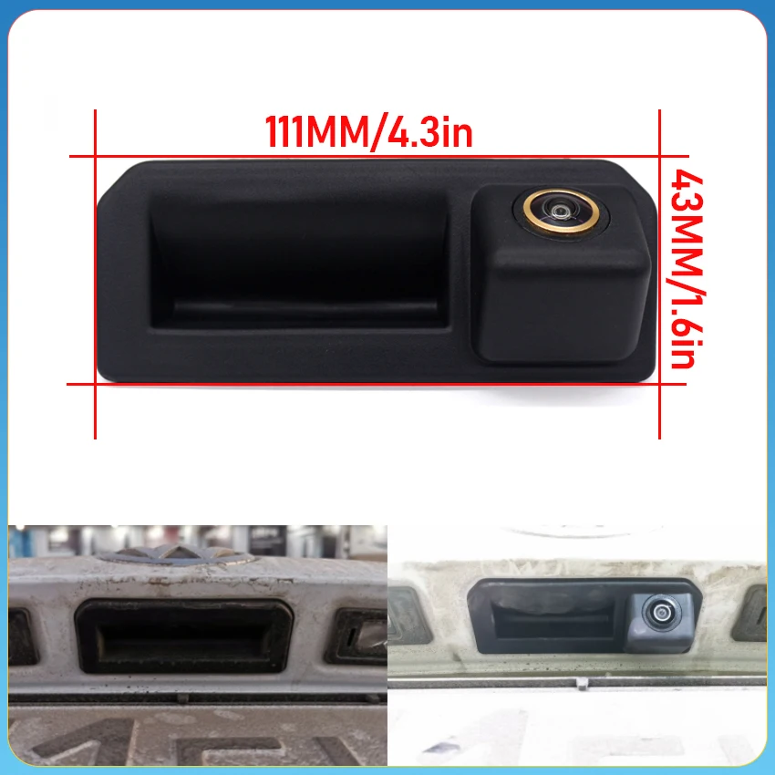 كاميرا الرؤية الخلفية التلقائية لسيارة فولكس فاجن بولو فينتو سيدان 2016 تجميل 2017 2018 بدلاً من كاميرا مقبض صندوق السيارة الأصلية