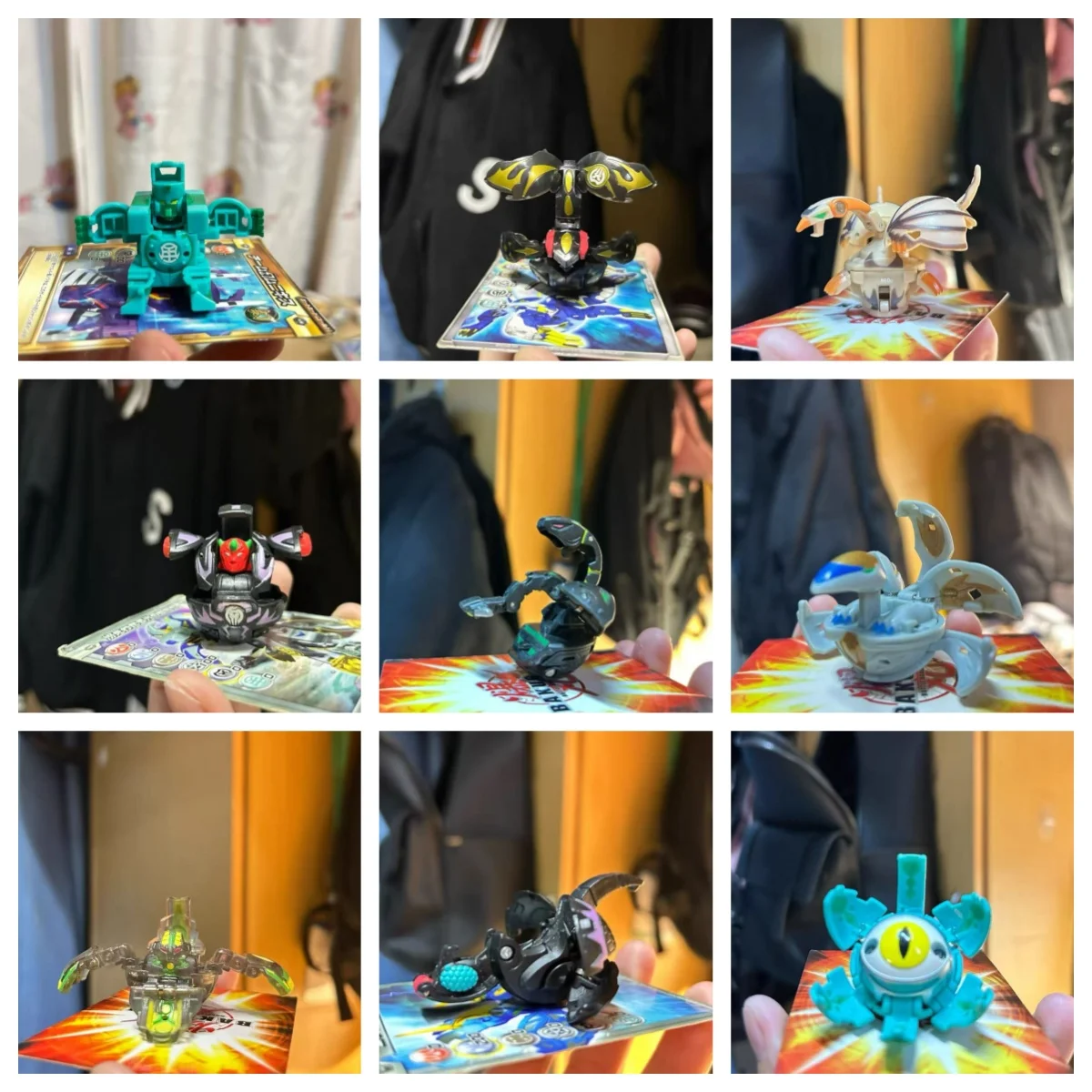 Sega Bakugan original : Wind Knight Turbo Dragon, Evolved Unicorn Dragon Hand, Dragon Warrior Collectible Model Toy