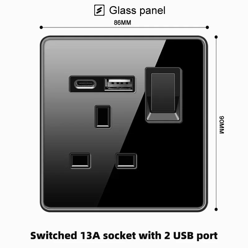 13A Socket USB TypeC