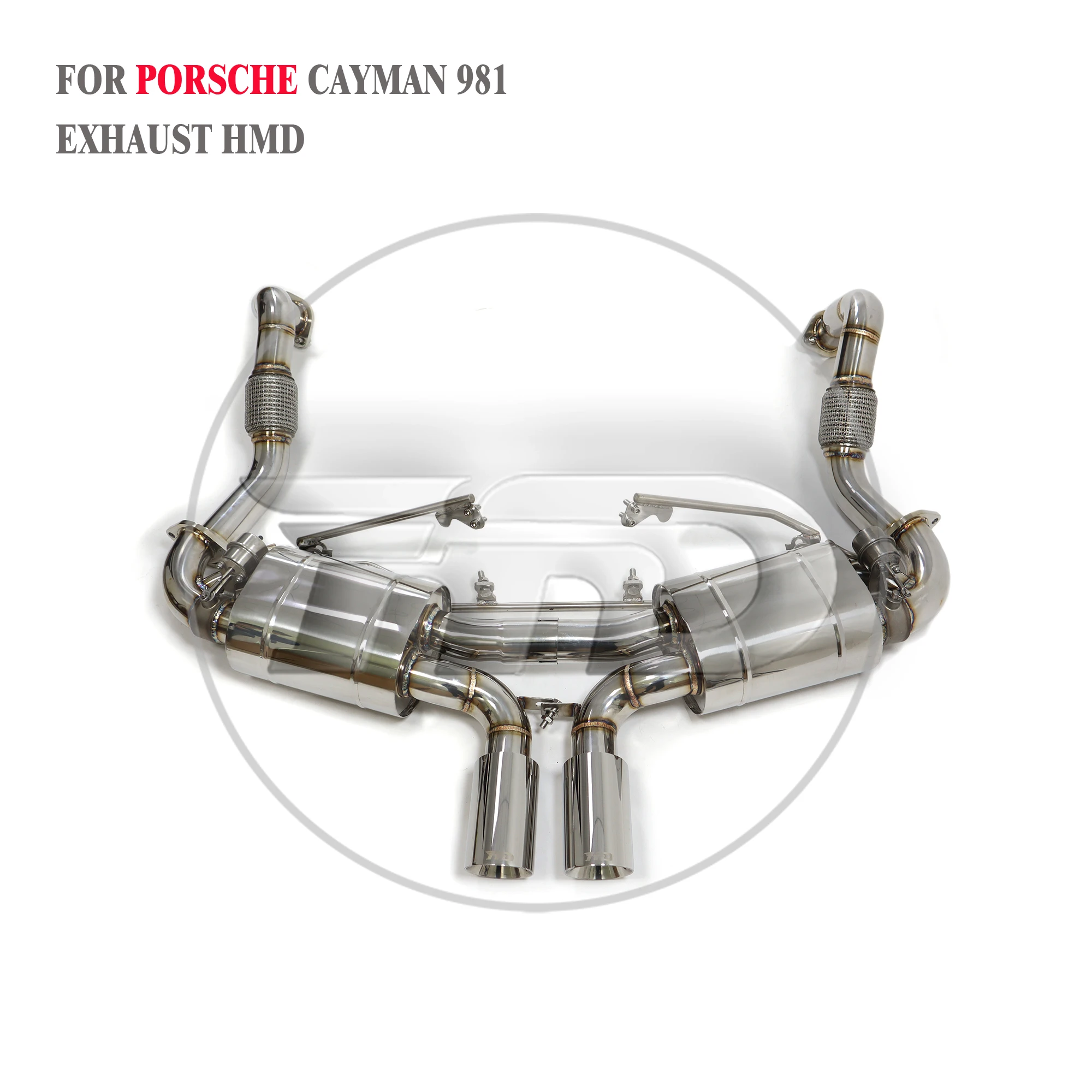 

HMD Catback for Porsche 981 Cayman Boxster Exhaust System Stainless Steel Performance Muffler Valve Pipe Car Accessories