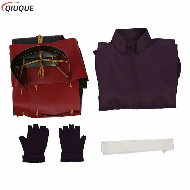 Uchiha Madara Cosplay Kostium Buty Anime Top Spodnie Stroje Halloween Karnawałowy Strój