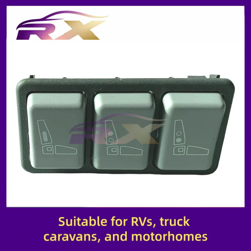 29074-02/04E لـ RV Caravan Motorhome ISRI، أجزاء إصلاح منظم الخصر الهوائي الأيمن لمقعد الشاحنة، مفتاح الصمام الثلاثي #2