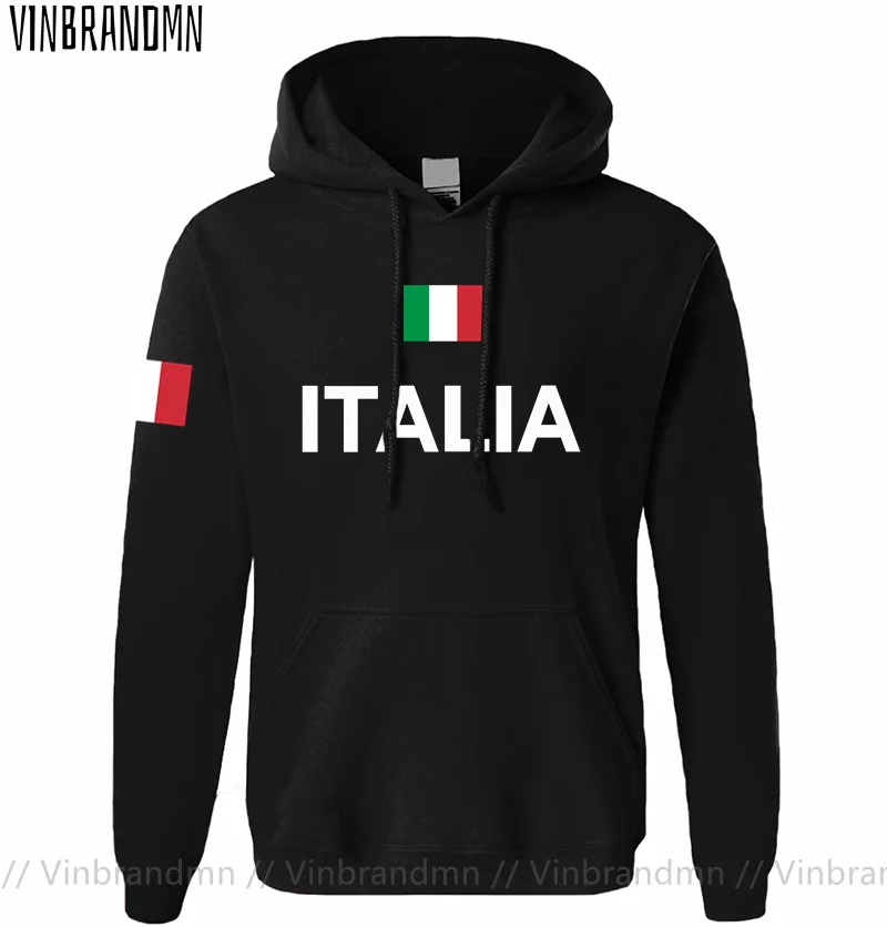 Italy Italia Italian ITA Mens Hoodies Pullovers Hoodie Male Sweatshirts New Streetwear Sportswear Tracksuit Nation Flag Clothing