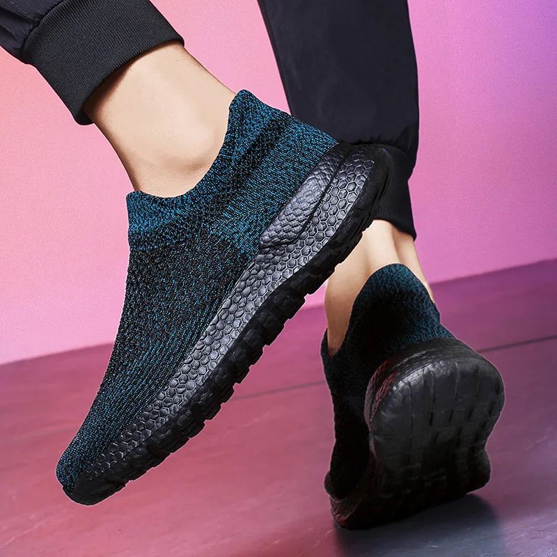 Shoes Men's 2022 Leisure Sports Shoes Men's Walking Breathable Anti-skid and Wear-resistant Loafers Breathable Running Shoes