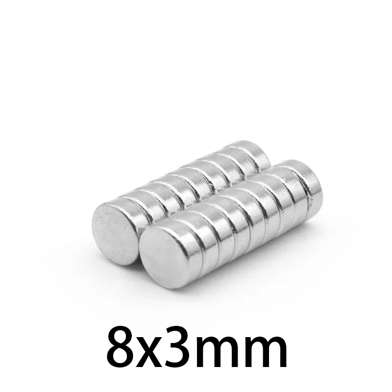 8x3mm Rare Earth Magnets Diameter 8*3mm Small Round Magnet 8mmx3mm Permanent Neodymium Magnets 8*3