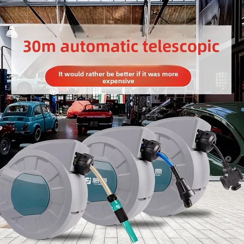 Premium Automatic Telescopic Pipe Reel Gas Drum Trachea Wire Electric Drum Reel Water Drum Pipe Collector Water Pipe Recycler