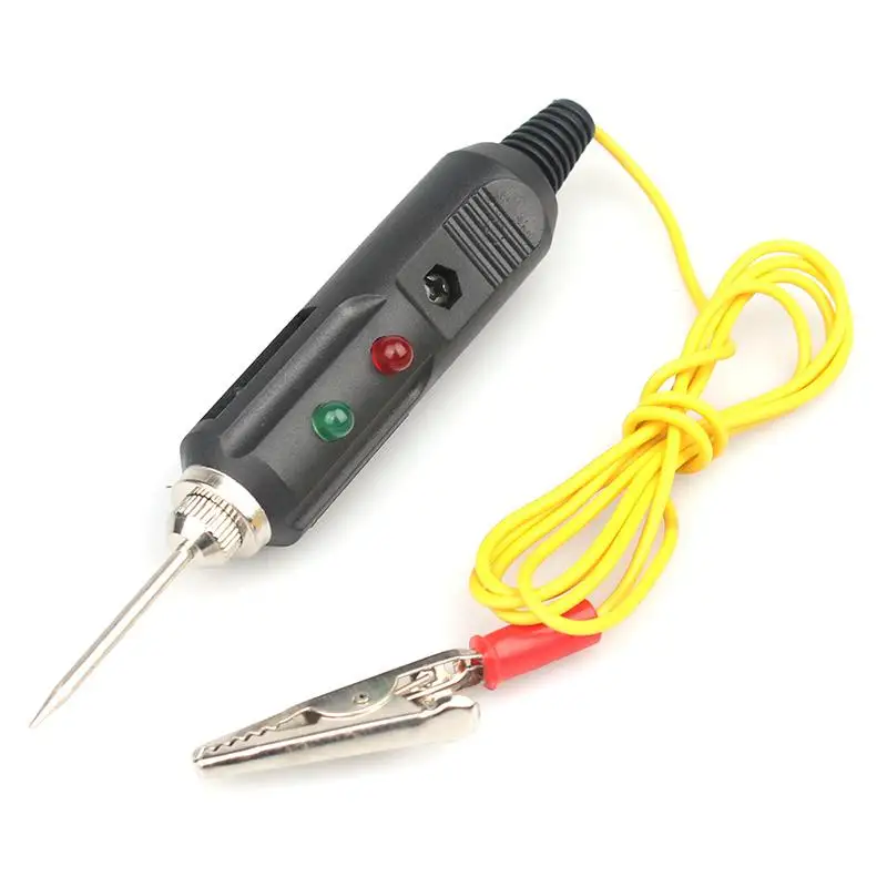 

Multifunctional Automotive Voltage Tester DC6-24V Dual-color LED Car Voltage Test Probe With Buzzer High Sensitivity