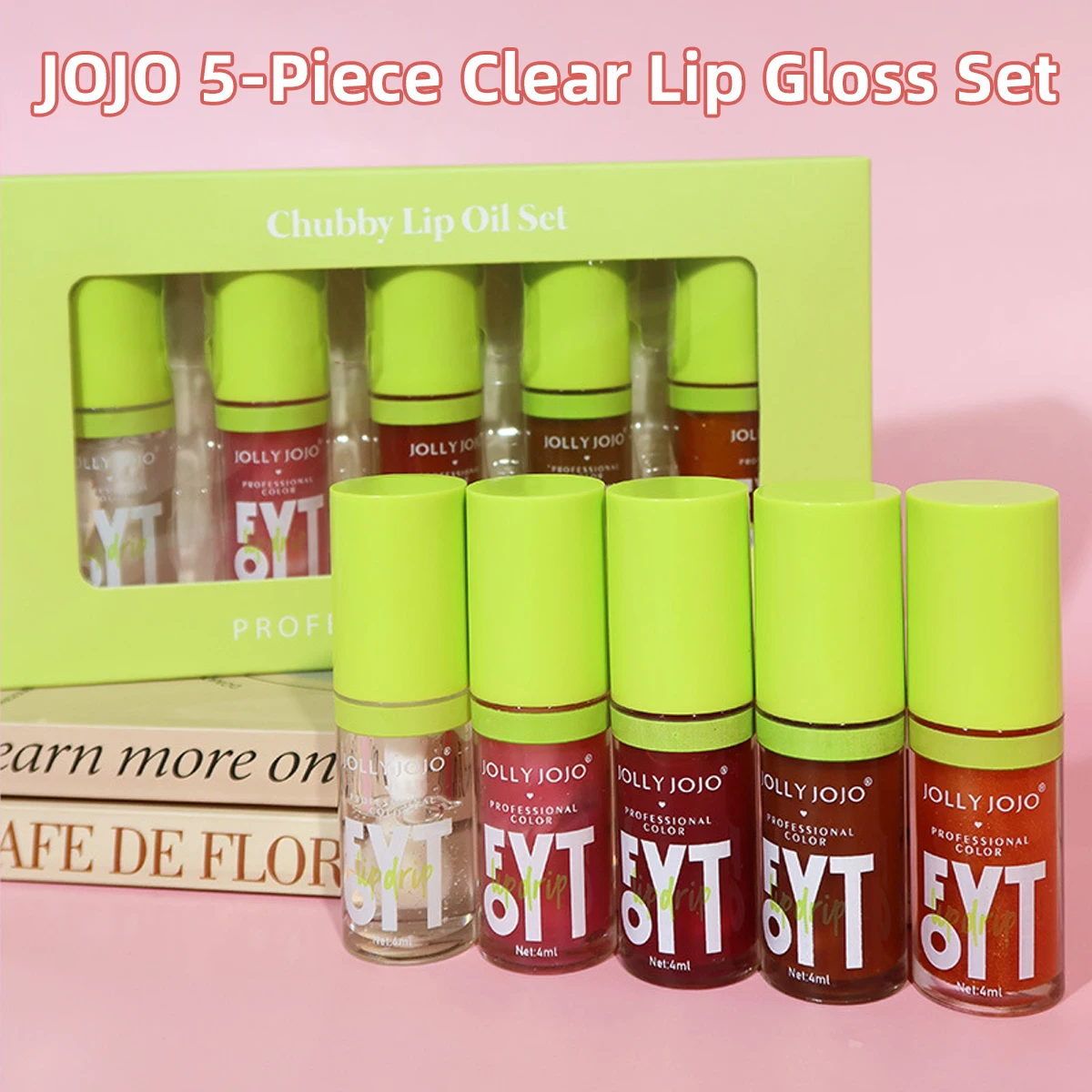 مصل إصلاح وممتلئ الشفاه، زيت الشفاه المرطب الشفاف، سائل العناية بالشفاه يغذي ويقفل في الرطوبة للإصلاح #1