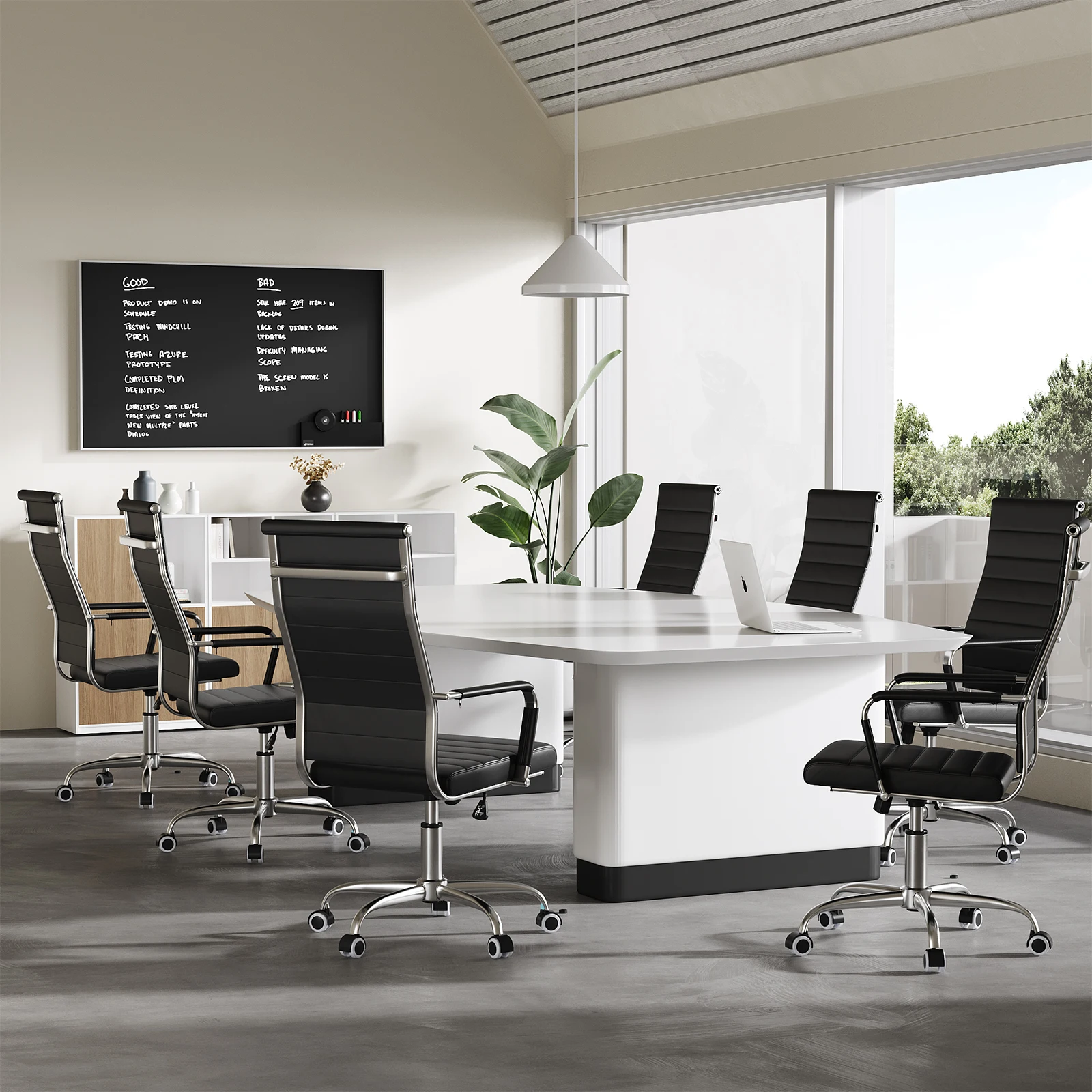 Chefsessel, gerippter Bürostuh – Leather Desk Pad Bewertung und Preis