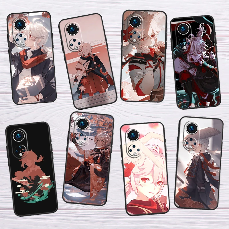 Kazuha Genshin Impact Game For Honor X8 X7 X9 a 50 70 90 Magic5 Lite Huawei P60 P40 P20 P30 Pro P Smart Nova 9 5T Case