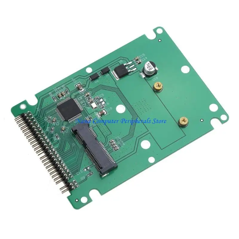 F68C mSATA to IDE Enclosure Case Mini PCIE msata SSD to 2.5inch IDE HDD Hard Drive 44pin Card PCIExpress Adapter