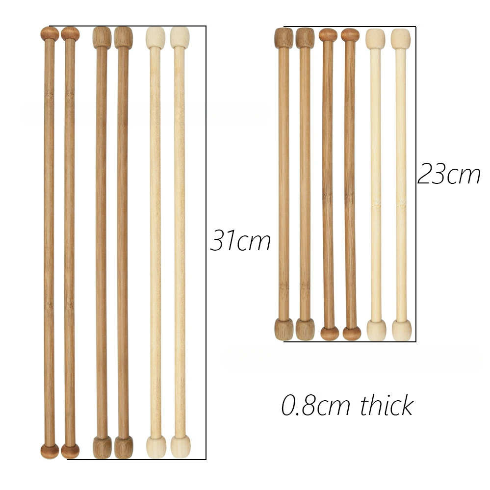 4pcs Bamboo Hanging Rods - Macrame Weaving Poles for Wall Tapestry & Mobile Making view 5