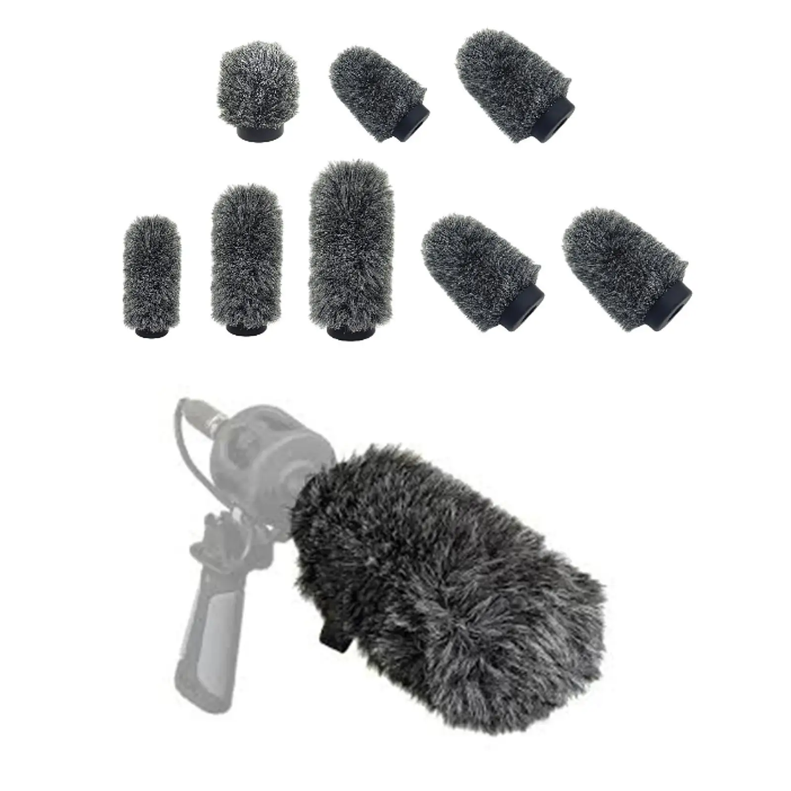 Mic Deadcat Windscreen Wind Shield Windproof Convenient Use Portable Wind Screen Microphone Cover for NTG 1 2 3 4