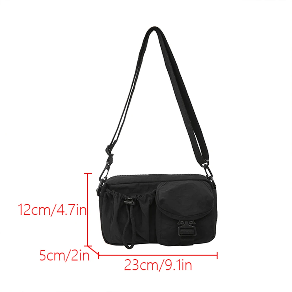 Sport-Umhängetasche, Design im Arbeitsbekleidungsstil, einzelne Umhängetasche, multifunktionale leichte Brusttasche, Handytasche – Detail 1
