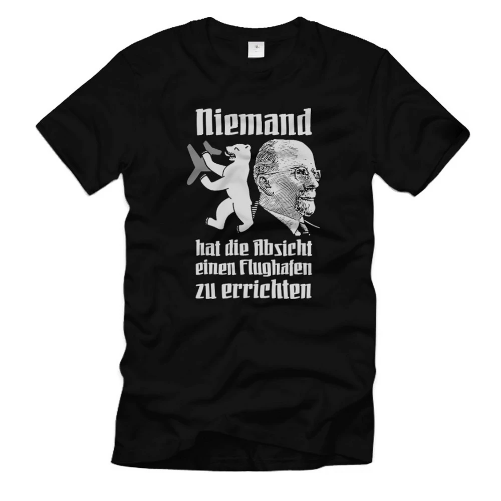 

Berlin Airport Walter Ulbricht build bodge the construction GDR Fun Humour T-Shirt #33366