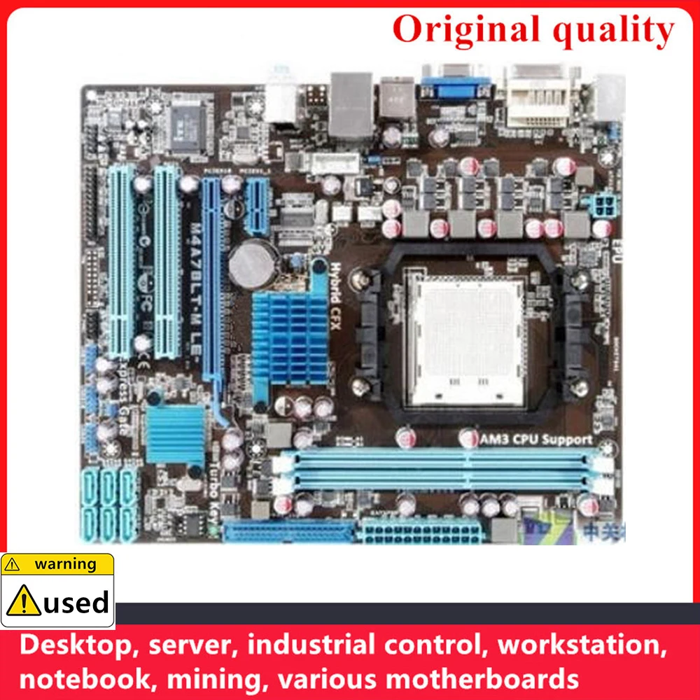 

For M4A78LT-M LE Motherboards Socket AM3 DDR3 16GB For AMD 760G Desktop Mainboard SATA II USB2.0